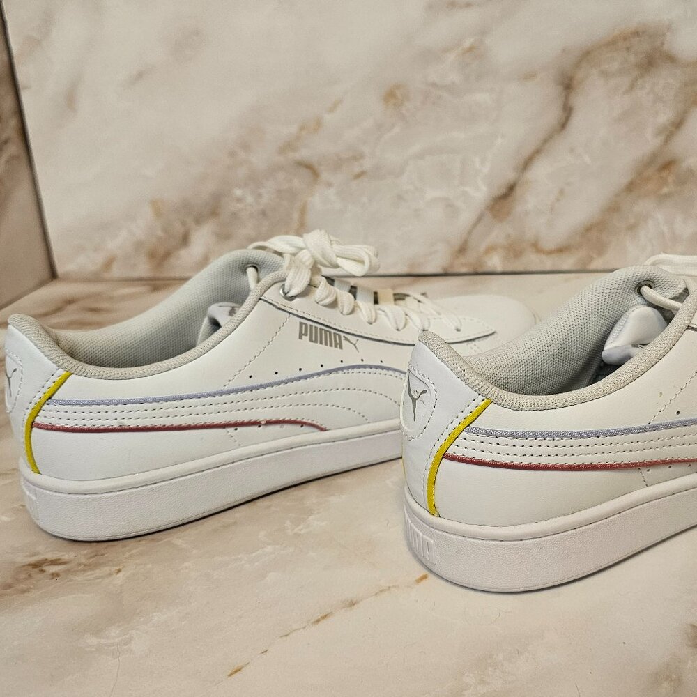 Puma Vikky V2, Size 8, Color White With Color Acc… - image 2